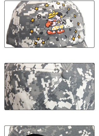 mosaic camouflage cap