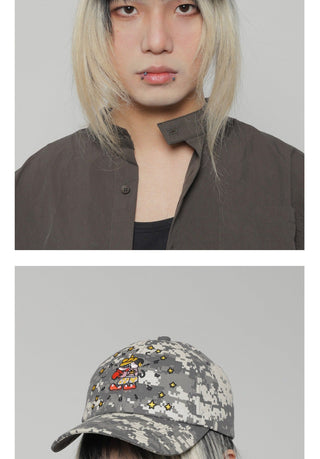 mosaic camouflage cap