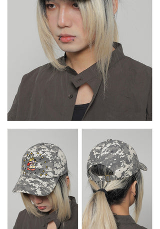 mosaic camouflage cap