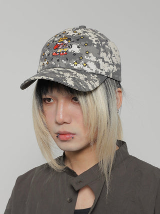 mosaic camouflage cap