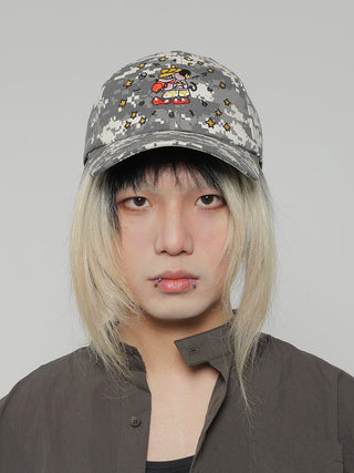 mosaic camouflage cap