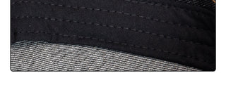denim flat beret