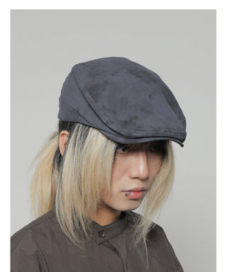 tie-dyed rivet beret