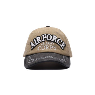 distressed letter cap