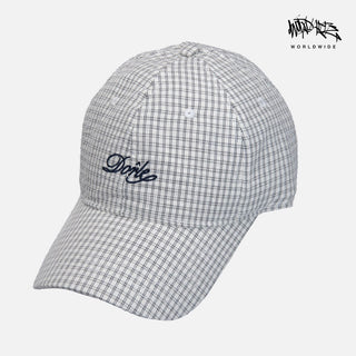 plaid letter cap