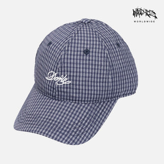 plaid letter cap