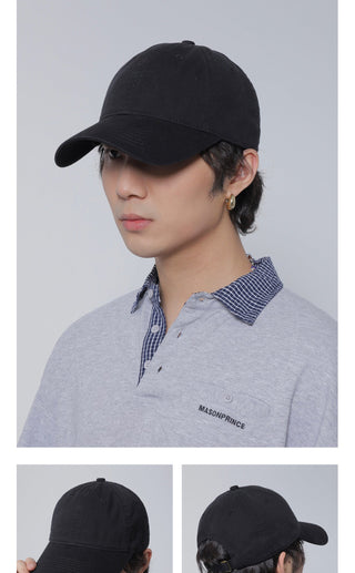 solid color cap