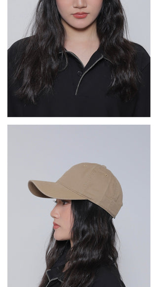 solid color cap
