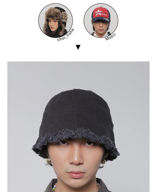 selvedge fisherman hat