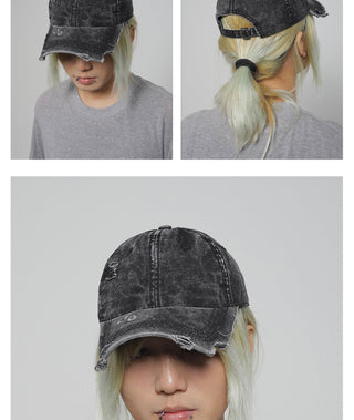 ripped cutoff cap