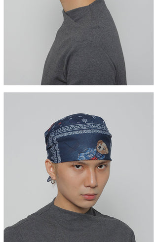 bear paisley scarf