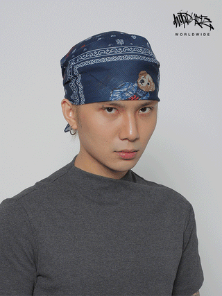 bear paisley scarf