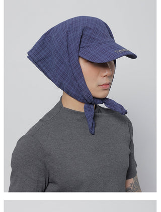 plaid strap tam