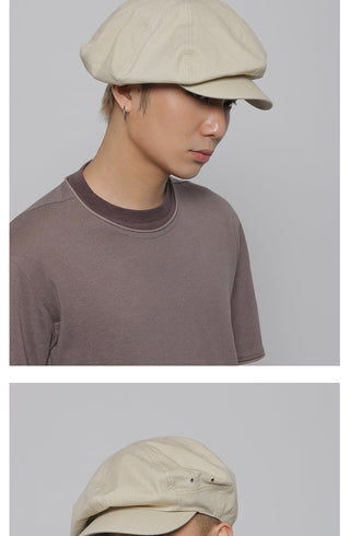 striped thin beret