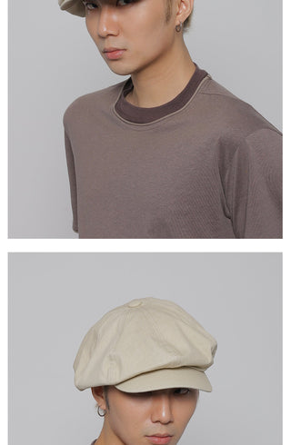 striped thin beret