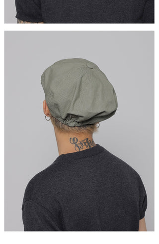 striped thin beret