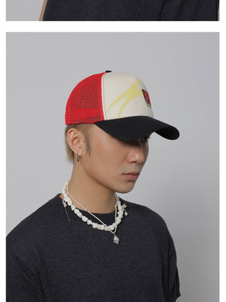 lightning trucker cap