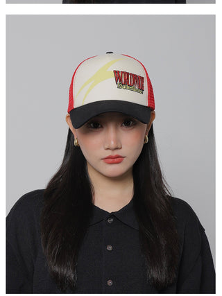 lightning trucker cap