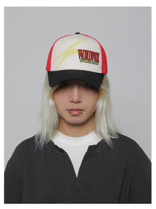 lightning trucker cap