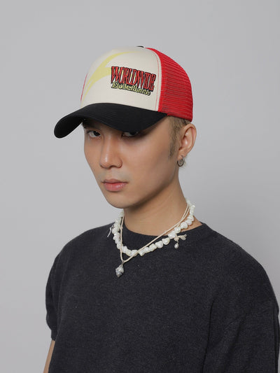 lightning trucker cap