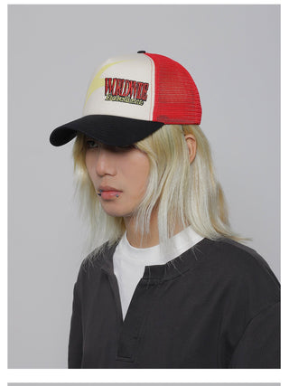 lightning trucker cap