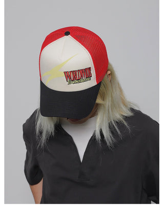 lightning trucker cap