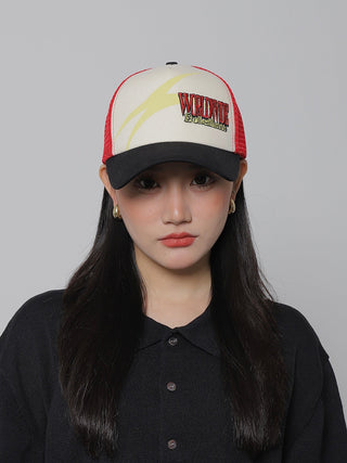 lightning trucker cap