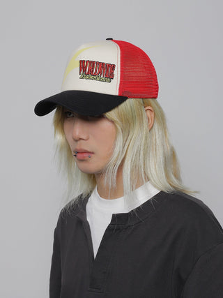 lightning trucker cap