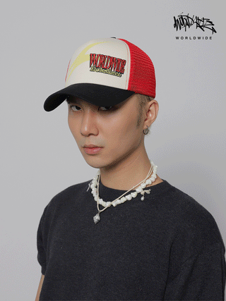 lightning trucker cap