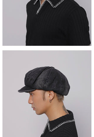 cowboy beret cap