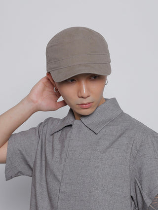 solid flat-top cap