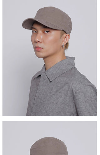 solid flat-top cap