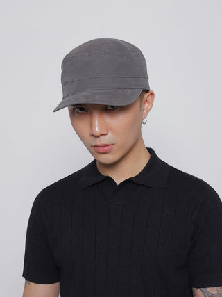 solid flat-top cap