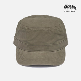 solid flat-top cap