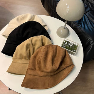 suede bucket hat