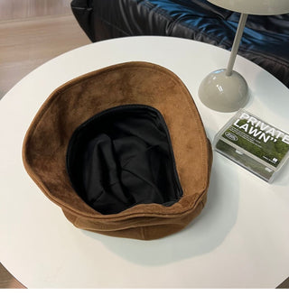 suede bucket hat