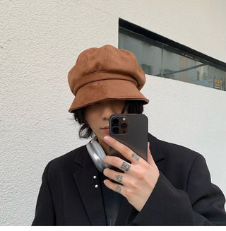 suede bucket hat