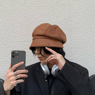 suede bucket hat