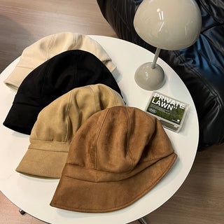 suede bucket hat