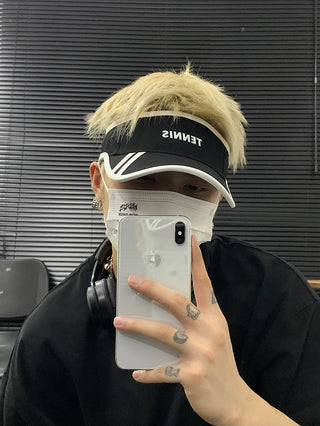 letter visor cap