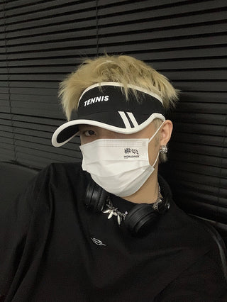 letter visor cap
