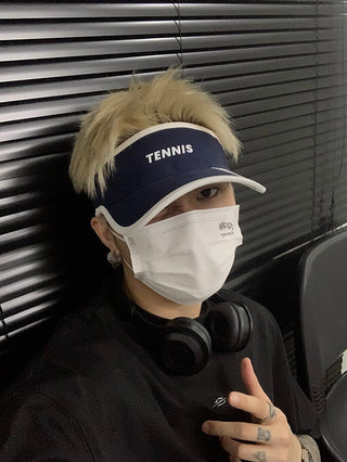 letter visor cap