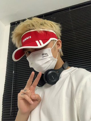 letter visor cap