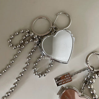 Beaded Makeup Keychain