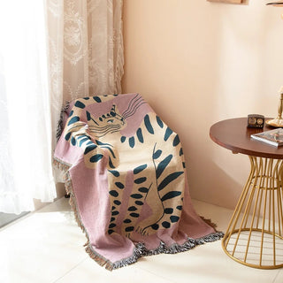 Pink Cat Blanket