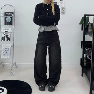 Select Short or Long Length Rio Fleece-Lined Wide Denim