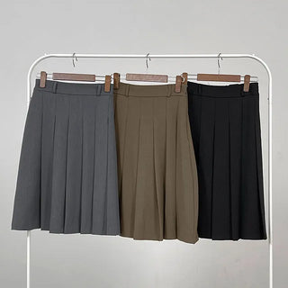 Kimure Pleated Midi Skirt