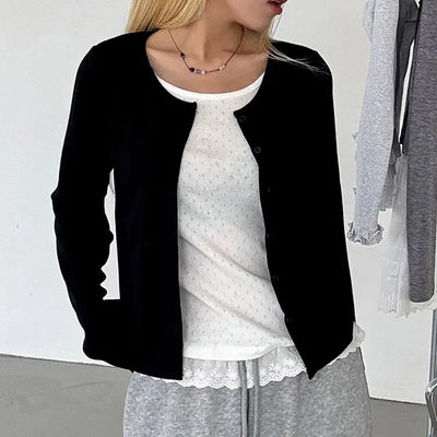 Robery Eyelet Cardigan
