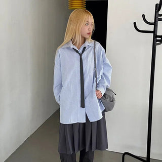 Levin Pinter-style striped shirt