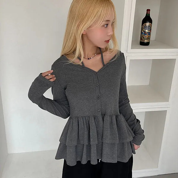 Glo Ribbon Frill T-shirt